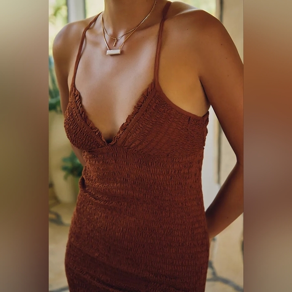 Anthropologie The Ellen Mini Dress – NWT – Size L – Boho Vibes - Picture 4 of 11